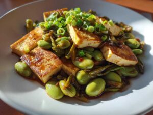 Bób z tofu po koreańsku
