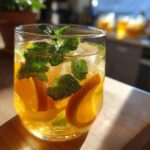 Lemoniada z pomarańczy i mięty