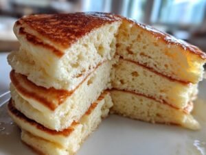 Puszyste japońskie pancakes