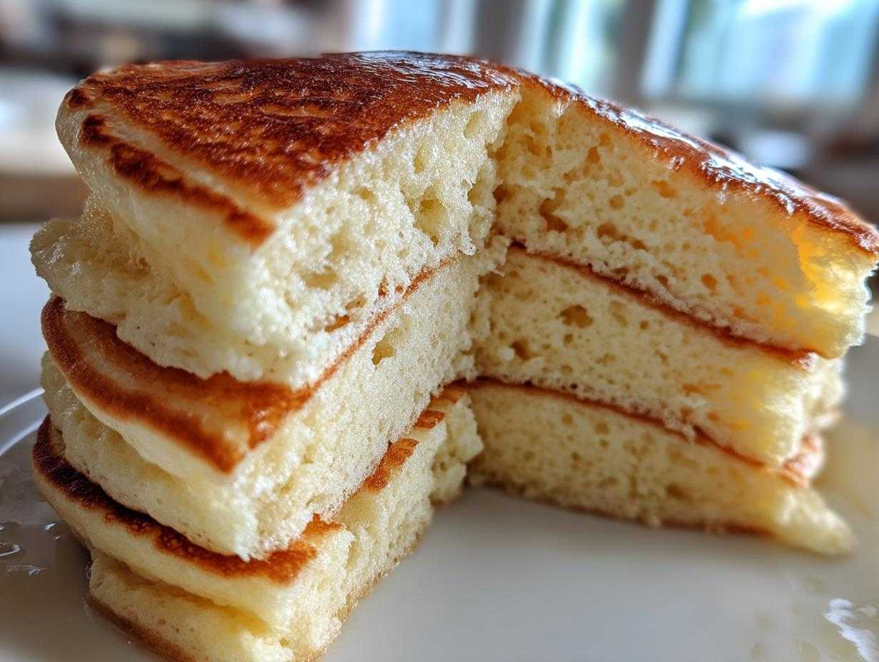 Puszyste japońskie pancakes