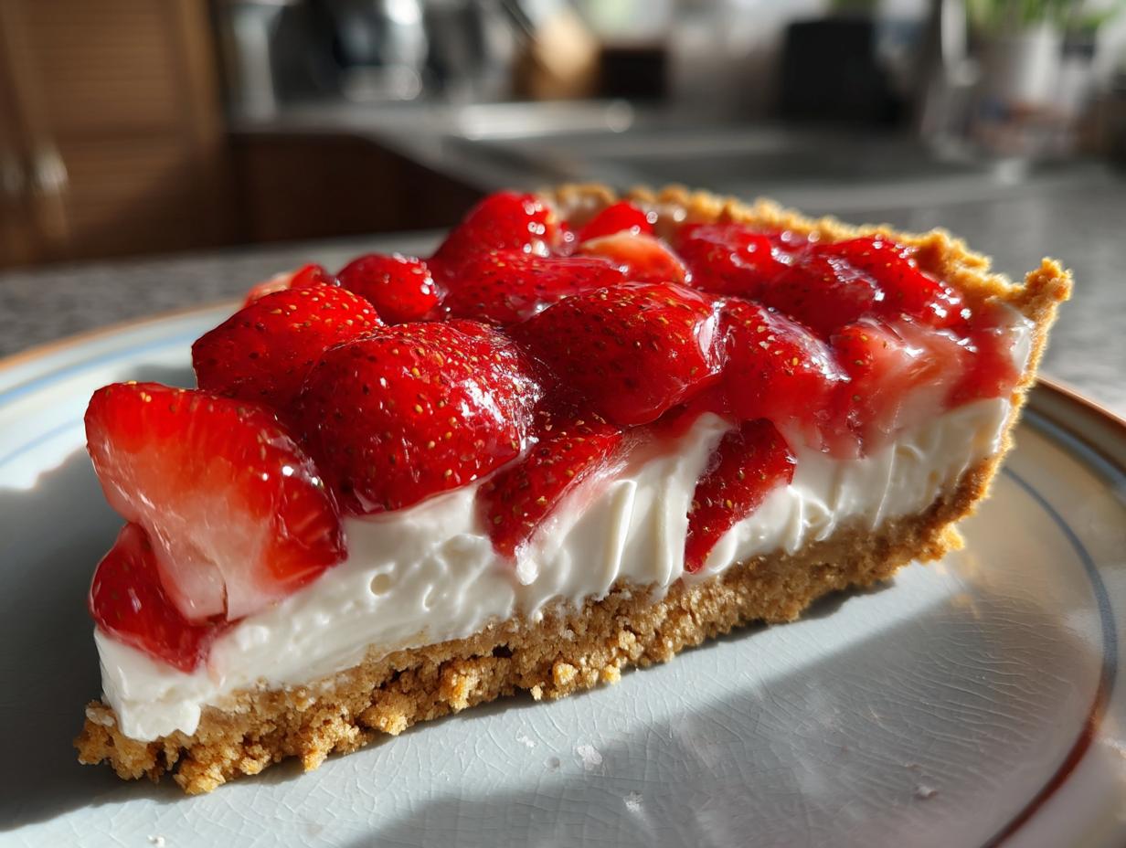 tarta z truskawkami bez pieczenia