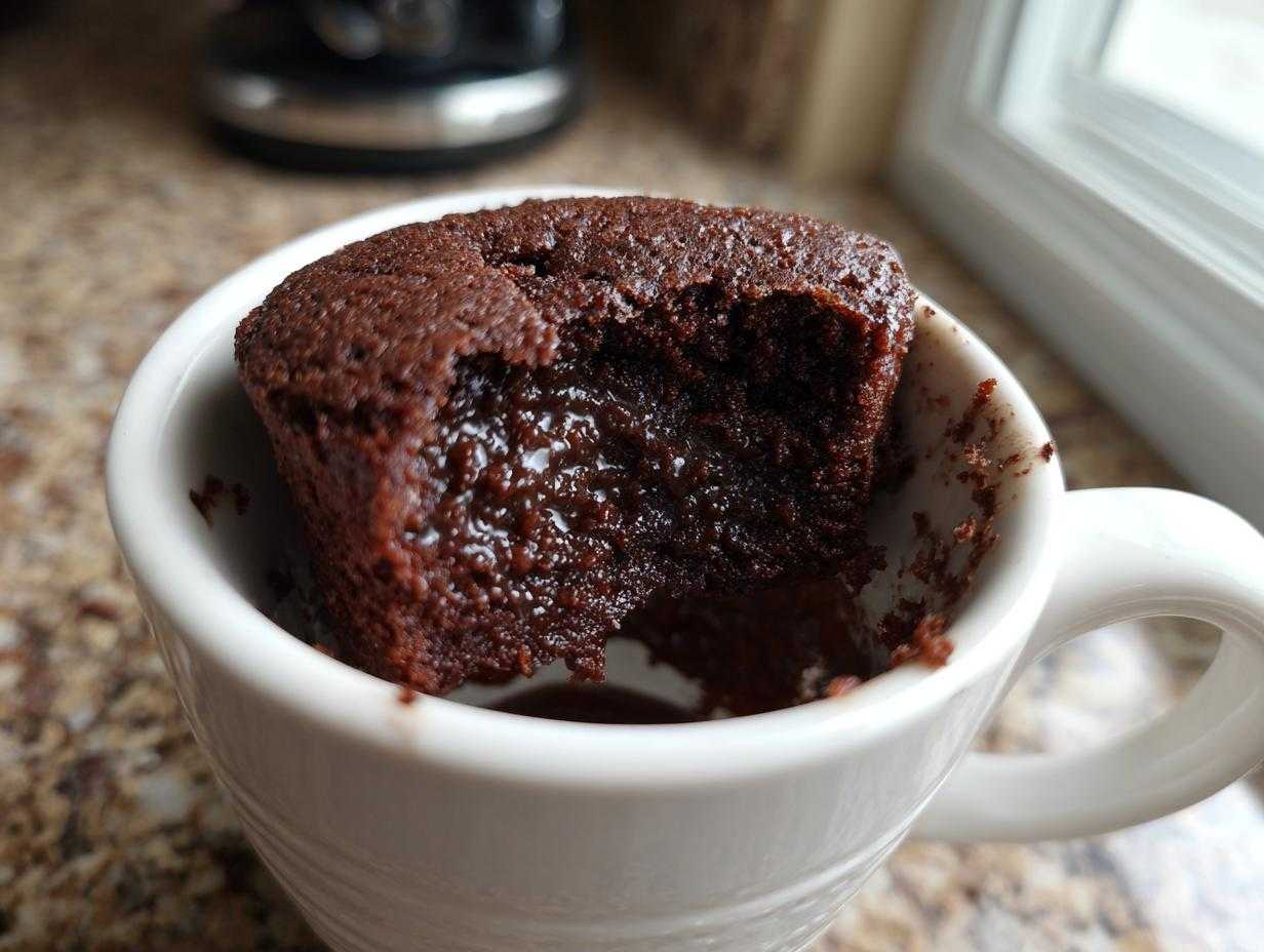 brownie z kubka - Featured