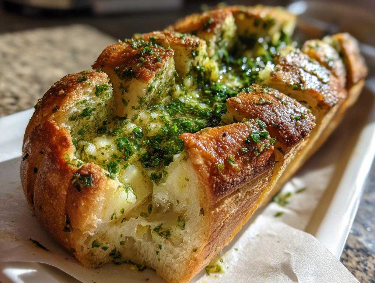chleb czosnkowy ziołowy - Featured