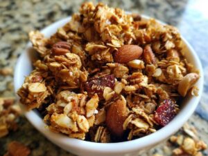 granola domowa bez cukru - Featured