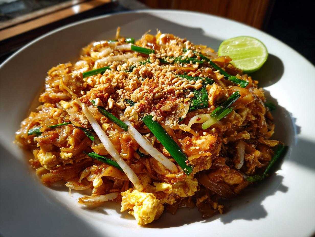 pad thai z kurczakiem - Featured