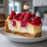 sernik na zimno z malinami - Tasty