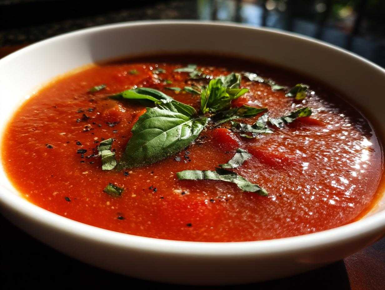 zupa pomidorowa świeże pomidory - Featured